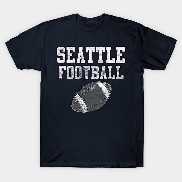 Vintage Seattle Football T-Shirt by tropicalteesshop